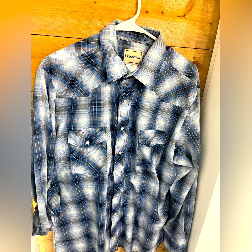 Vintage western pearl snap shirt
